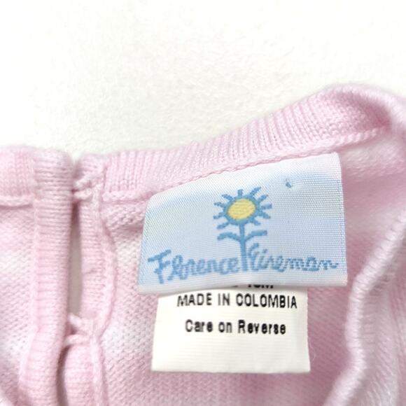 Florence Eiseman Dress Girls Size 18m Pink Sweater Tunic - Picture 4 of 5